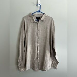 Threadbare Men’s Linen Shirt Size 2XL